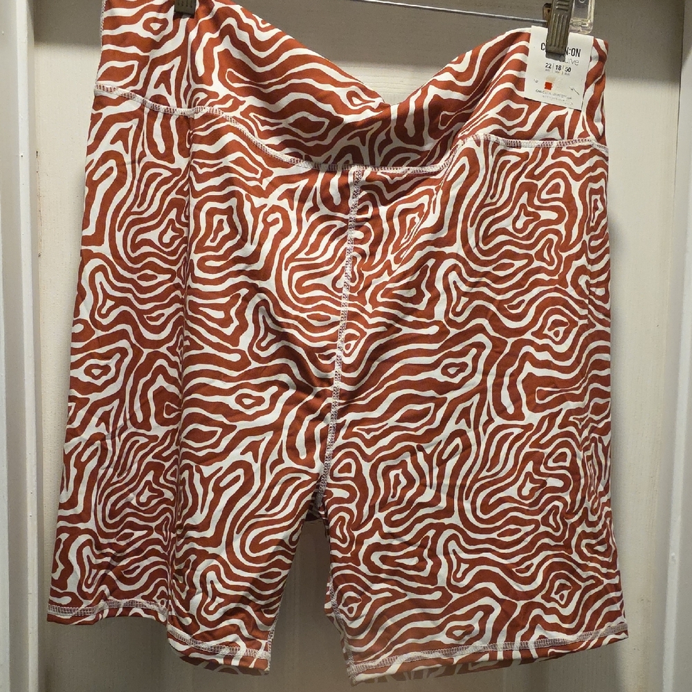 Cotton On Brown and White Patterned Shorts